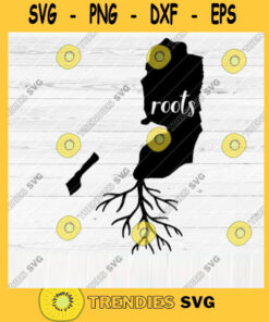 State of Palestine Roots SVG Home Native Map Vector SVG Design for Cutting Machine Cut Files for Cricut Silhouette Png Pdf Eps Dxf SVG