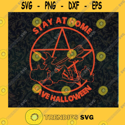 Stay At Home Save Halloween SVG Halloween SVG Be Safe SVG Cut File Instant Download Silhouette Vector Clip Art