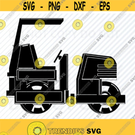Steam Roller SVG Files Road Roller Vector Images Silhouette Clipart SVG File For Cricut Work truck Png EpsDxf Construction truck svg Design 660