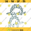 Stegosaurus Dinosaur Cuttable Design SVG PNG DXF eps Designs Cameo File Silhouette Design 683