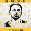 Steph Curry SVG Cutting Files NBA vector clipart Stephen Curry svg Files for Cricut Golden State nba team Golden State warriors. Design 23