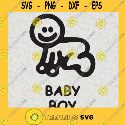 Stick Baby Boy SVG Stick Family Digital Files Cut Files For Cricut Instant Download Vector Download Print Files