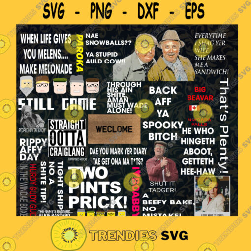 Still Game Scap Book SVG Idea for Perfect Gift Gift for Friends Digital Files Cut Files For Cricut Instant Download Vector Download Print Files