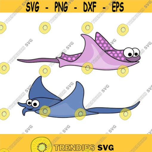 Stingray fish Cuttable Design SVG PNG DXF eps Designs Cameo File Silhouette Design 1074