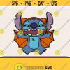 Stitch Bat Halloween Svg Halloween Svg Stitch Svg Svg For Cricut Bat Svg Cartoon Svg Disney Halloween Svg Family Svg Design 411