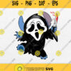 Stitch Ghost Face Scream Halloween Svg Png