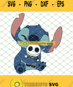 Stitch Hug Baby Jack Skellington Disney Svg Png Dxf Eps 1 Svg Cut Files Svg Clipart Silhouette – Instant Download
