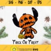Stitch Trick Or Treat Halloween Svg Stitch Svg Trick Or Treat Svg Stitch Halloween Svg Pumpkin Svg Halloween Svg