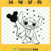 Stitch With Balloon Mickey SVG PNG DXF EPS 1
