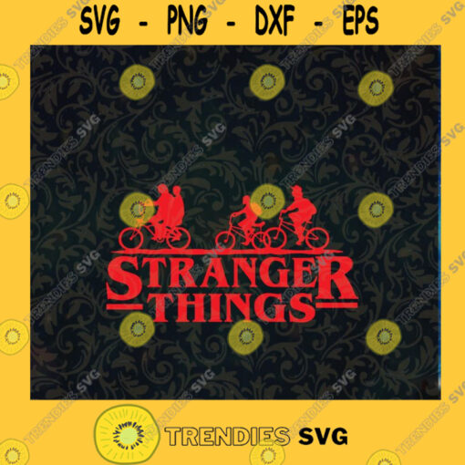 Stranger Things SVG Upside Down SVG Demogorgon SVG DXF EPS PNG Cutting File for Cricut Cut File Instant Download Silhouette Vector Clip Art