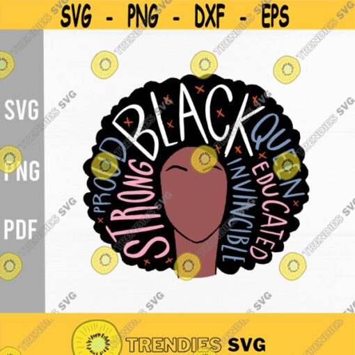Strong Black Woman svgCool Black Pride svgAfro Girl black womanAfrican American svgBlack Queen svgDigital DownloadPrintSublimation Design 342