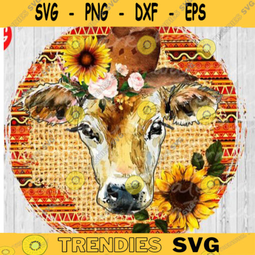 Sublimation PNG Sublimation Download Sublimation File Cowgirl Cowgirl Design Cows Heifers Sunflowers Sunflower Clipart Heifer Clipart Black and White Cow Sunflower PNG Cow PNG copy
