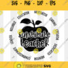 Substitute Teacher Svg Png Teacher Svg School Svg Kids Svg Shirt svg Teacher Svg Designs For Cricut Sublimation Clipart