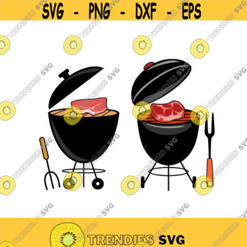 Summer Bbq Barbecue Cuttable Design SVG PNG DXF eps Designs Cameo File Silhouette Design 1708