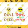 Summer Pool Is opening swim swiming Cuttable SVG PNG DXF eps Designs Cameo File Silhouette Design 664