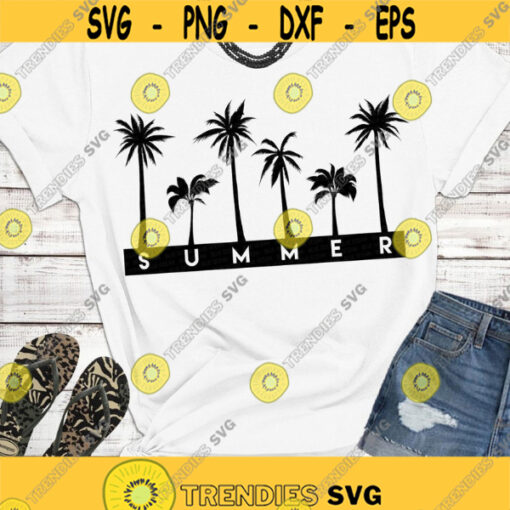 Summer SVG Summer palms SVG Palms SVG digital cut files