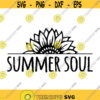 Summer Soul Decal Files cut files for cricut svg png dxf Design 428