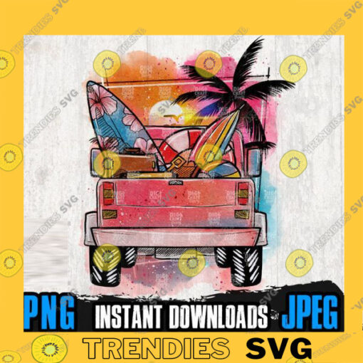 Summer Truck PNG Files for Sublimation Summer Png Summer Vibes Png Summer Clipart Summer time Png Beach Life Png Beach Vibes Png copy