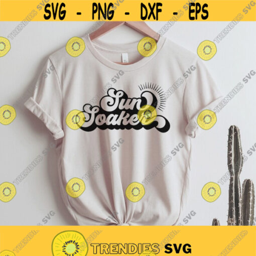 Sun Soaker svg Summer time svg Summer shirt svg Beach life svg Summer Quote svg Vacation svg beach vibes svg Png Dxf Cricut Cut files Design 136