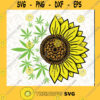 Sunflower Cannabis SVG PNG DXF EPS Download Files Cutting Files Vectore Clip Art Download Instant