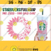 Sunflower Pink Ribbon Starbucks Cup svg Breast Cancer Starbucks Cold Cup SVG Cancer Ribbon Awareness Venti Cold Cup svg