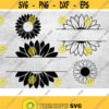 Sunflower SVG Cricut Sunflower Flower SVG Sunflower Clipart Sunflower Cut File SVG Files Cricut Sunflower Svg Bundle Png Eps Dxf Design 53