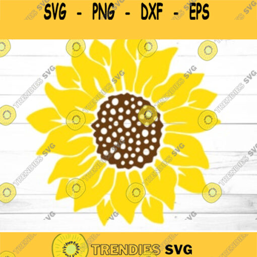 Sunflower SVG Svg Dxf Eps Jpeg Png Ai Pdf Cut File Flower svg Flower svg file Sunflower Svg Sunflower Clipart svg files