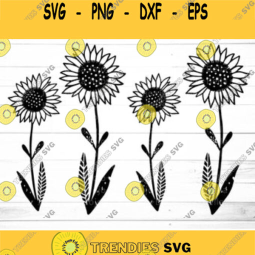 Sunflower SVG Svg Dxf Eps Jpeg Png Ai Pdf Cut File Flower svg Flower svg file Sunflower Svg Sunflower Clipart svg files Design 14