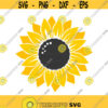 Sunflower svg flower svg png dxf Cutting files Cricut Cute svg designs print for t shirt Design 118