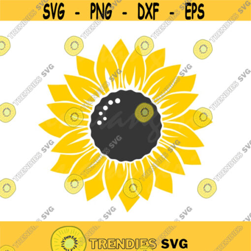 Sunflower svg png dxf Cutting files Cricut Cute svg designs print for t shirt Design 66