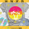 Sunset island distressed SVG Sunset grunge SVG Beach shirt SVG Summer svg
