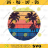 Sunset png Paradise Palms Hawaii Silhouette Sea palm tree png Rainbow png digital file 152