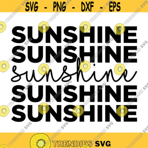 Sunshine Decal Files cut files for cricut svg png dxf Design 287