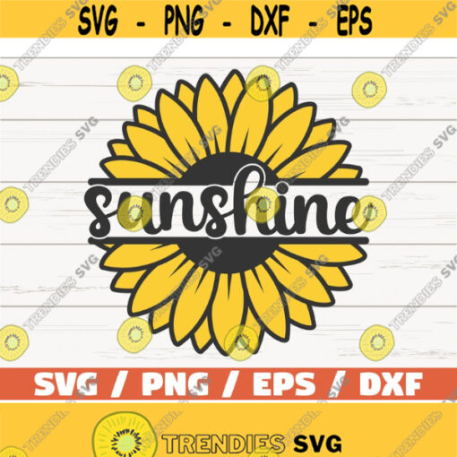 Sunshine Sunflower SVG Cut File Cricut Commercial use Instant Download Sunflower SVG Design 663
