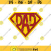 Super Dad Decal Files cut files for cricut svg png dxf Design 298