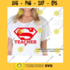Super Teacher Svg. Super teacher. Super teacher Cut File. Superhero teacher png. Teacher svg files for CriCut Cameo. Teacher Shirt Design