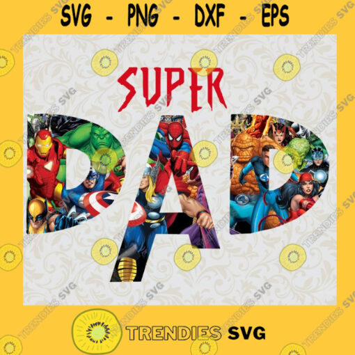 Superhero DAD PNG Super Dad birthday PNG superhero family hulk thor spiderman Birthday Boy