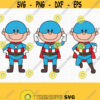 Superhero SVG. Kids Superheroes Bundle Clipart PNG. Kawaii Baby Toddler Shirt Vector Cut Files. Digital Instant Download dxf eps jpg pdf Design 448