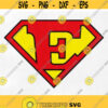 Superman E svg Design 32