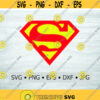 Superman SVG EPS PNG jpg dwg Digital Download Digital Vector Clipart Print Vinyl Decal Design 1829
