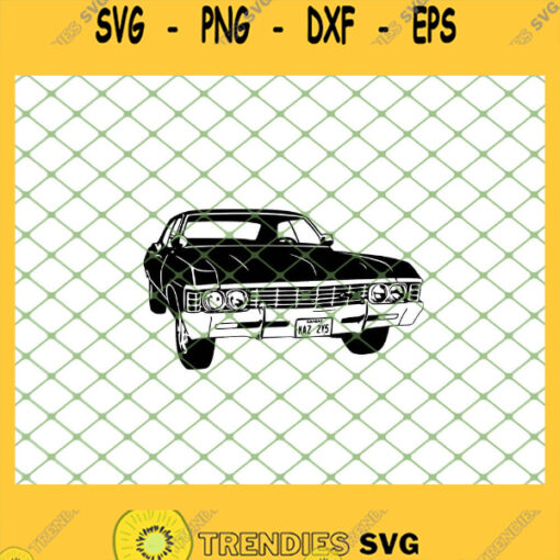 Supernatural Impala SVG PNG DXF EPS 1