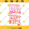 Surf Surfing tuk tuk Auto rickshaw Cuttable Design SVG PNG DXF eps Designs Cameo File Silhouette Design 1735