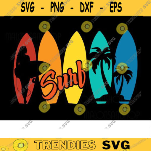 Surfing SVG Surfer Beach surfing svg surf svg summer svg beach svg surfing clipart dxf Design 116 copy