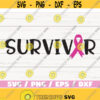 Survivor SVG Cancer Ribbon svg Awareness Ribbon svg Cut File Cricut Commercial use Silhouette Breast cancer svg Vector Design 553