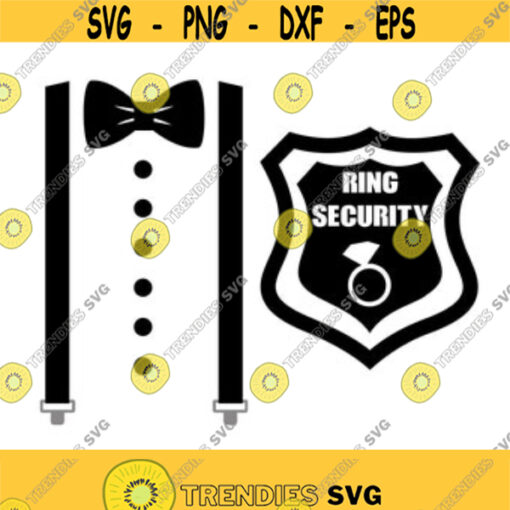 Suspenders svg Ring Security svg Wedding Rings svg Ring Security Clipart Ring Securit shirt DIY Cut files svg dxf pdf png.