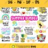 Svg Bundle Summer SVG Beach Svg Sun Svg Vacation Svg Hello Summer Svg Cricut Svg Files for Cricut Sublimation Designs Downloads