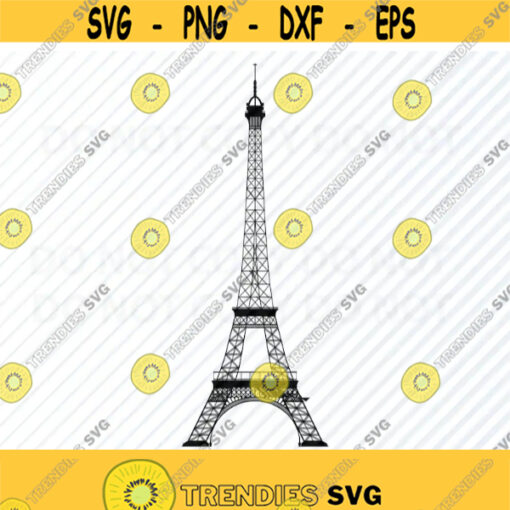 Svg Files for Cricut Eiffel Tower svg Paris Clip Art Silhouette Vector Images Tower SVG Image For Cricut Travel Eps Png Dxf france Design 572