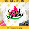 Sweet Summer SVG Watermelon Slice Summer SVG Girl beach shirt cut files