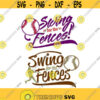 Swing for the Fences Baseball Cuttable Design SVG PNG DXF eps Designs Cameo File Silhouette Design 398