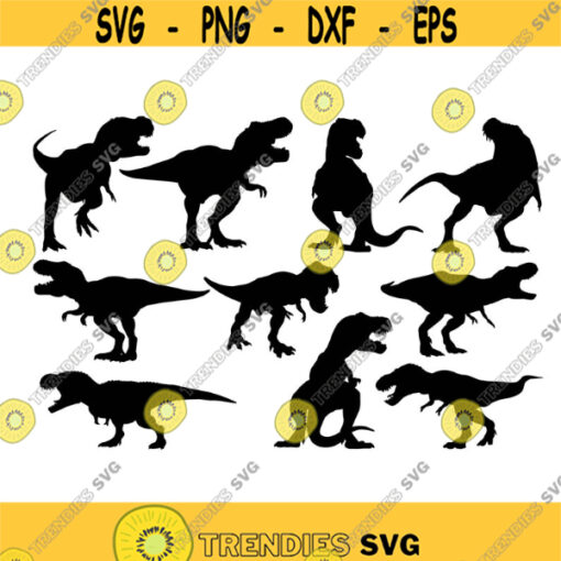 T Rex Pack Decal Files cut files for cricut svg png dxf Design 327